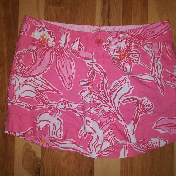 Lilly Pulitzer Pink Glamorous Life Shorts - Picture 2 of 2